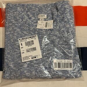 JCrew Crewneck Beach Sweater in Blue